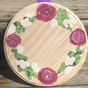 Decorative flower sign